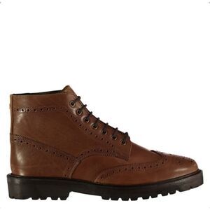 Frank Wright Pine Mens Ankle Boots in Brown SZ 8